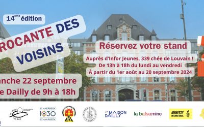14ème édition de la brocante des voisins : les inscriptions sont ouvertes (complet !)
