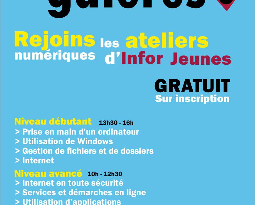 Les ateliers numériques d’Infor Jeunes