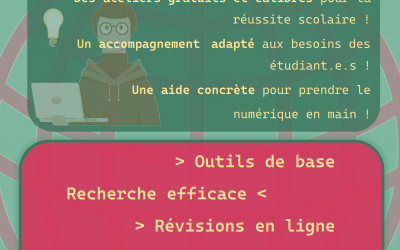 Infor Jeunes lance ses ateliers « La réussite au bout des doigts : je gère le numérique ! »