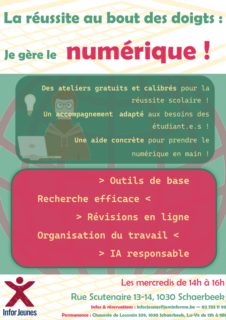 Atelier Je gère le numérique